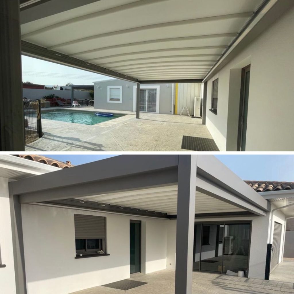 pergola bioclimatique retractable sur mesure